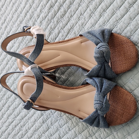 NEW Easy Spirit Denim Sandals 8.5 - Picture 6 of 8